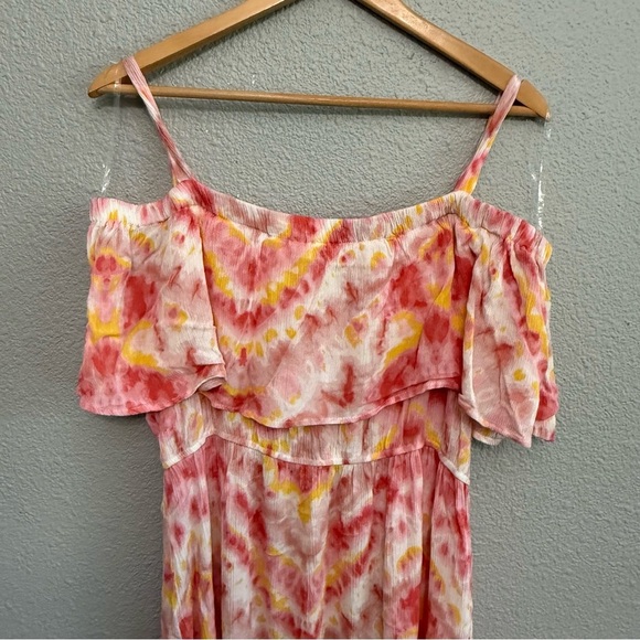 Liberty Love Midi Summer Dress size 2XL Off the Shoulder - Picture 2 of 5